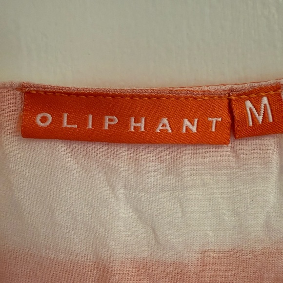 Oliphant Orange and White Striped Dress - Picture 2 of 2